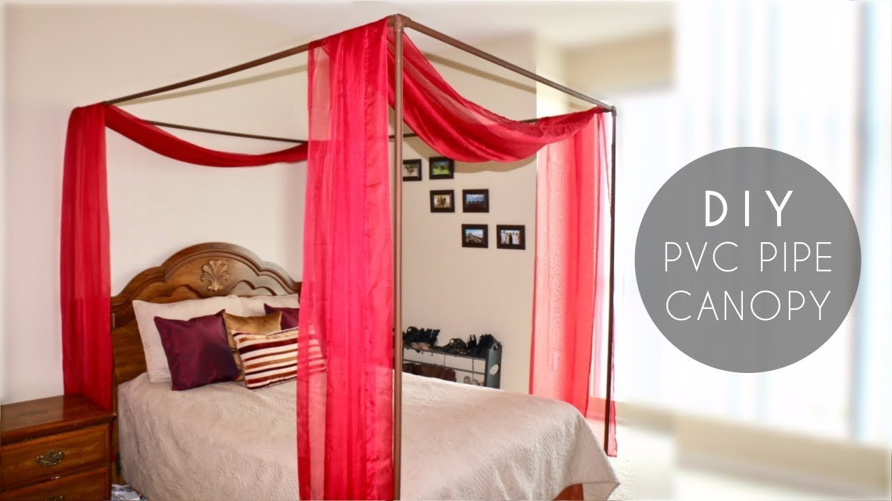 DIY Outdoor Canopy Frame
 DIY PVC Pipe Bed Canopy