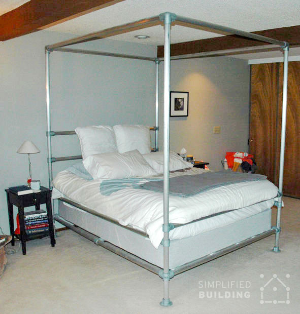 DIY Outdoor Canopy Frame
 Pvc Canopy Bed Frame & Diy Canopy Bed Frame Muslin Draped