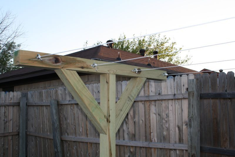 DIY Outdoor Clothesline
 Pin by andre ivanovic on How to build a clothesline