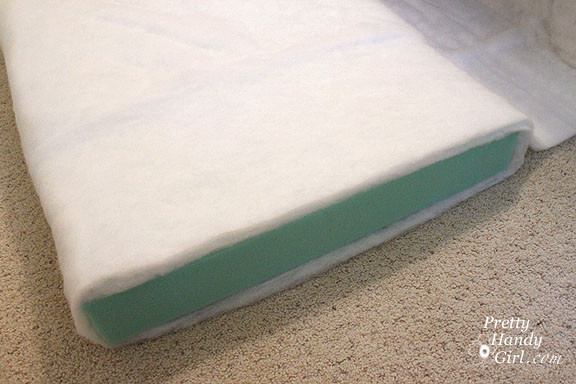 DIY Outdoor Cushions Foam
 Sewing a Bench Cushion with Piping Pretty Handy Girl