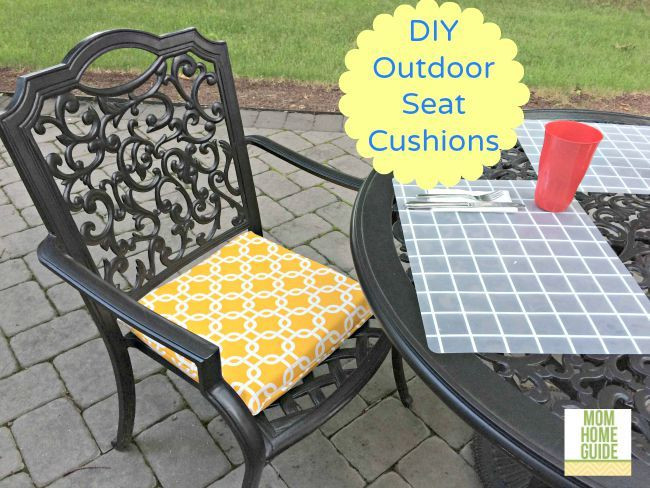 DIY Outdoor Cushions Foam
 DIY outdoor seat cushions make outdoor cushions