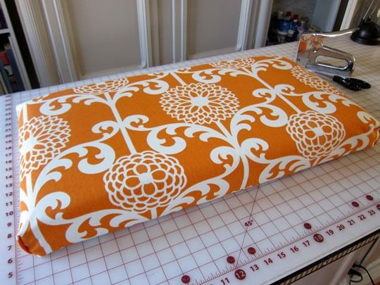 DIY Outdoor Cushions No Sew
 How to Make a No Sew Fabric Covered Cushion For a Piano