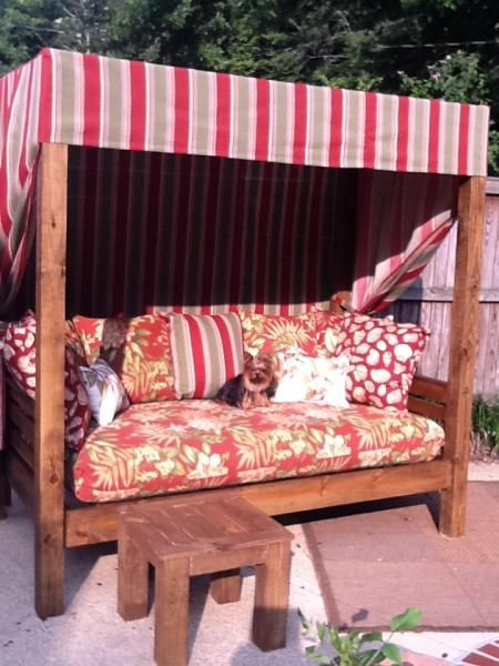 DIY Outdoor Daybed
 37 Best images about Outdoor Daybed on Pinterest