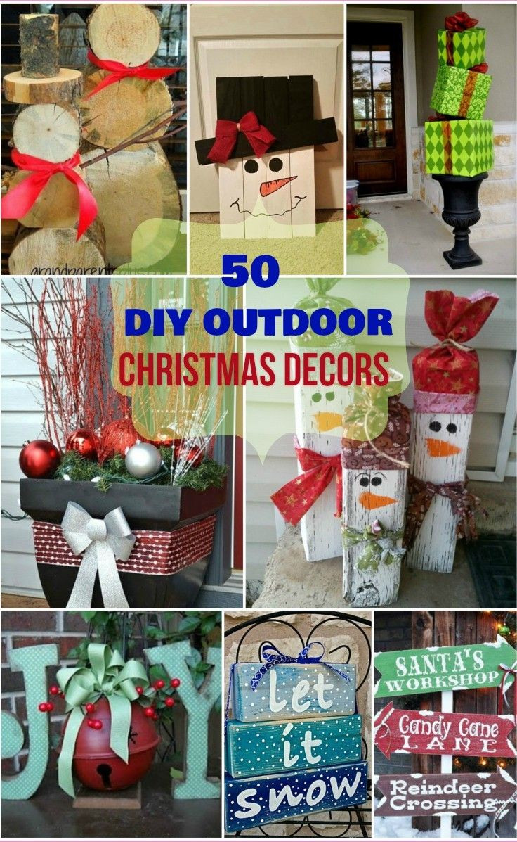DIY Outdoor Decorating
 50 DIY Outdoor Christmas decorations you would surely love