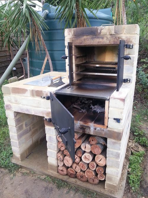 DIY Outdoor Grill
 Finally finished my BBQ Oven Smoker contraption I