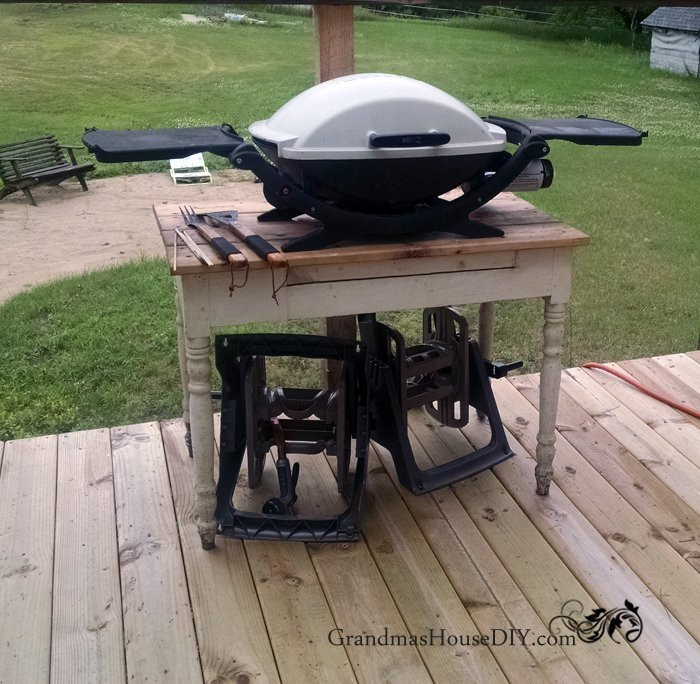 DIY Outdoor Grilling Station
 How to build an outdoor grill station DIY wood working