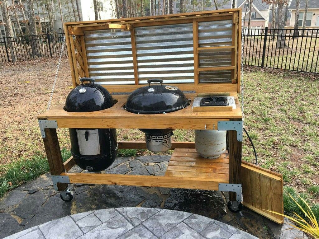 DIY Outdoor Grilling Station
 Pin by Devon Spence on Grill
