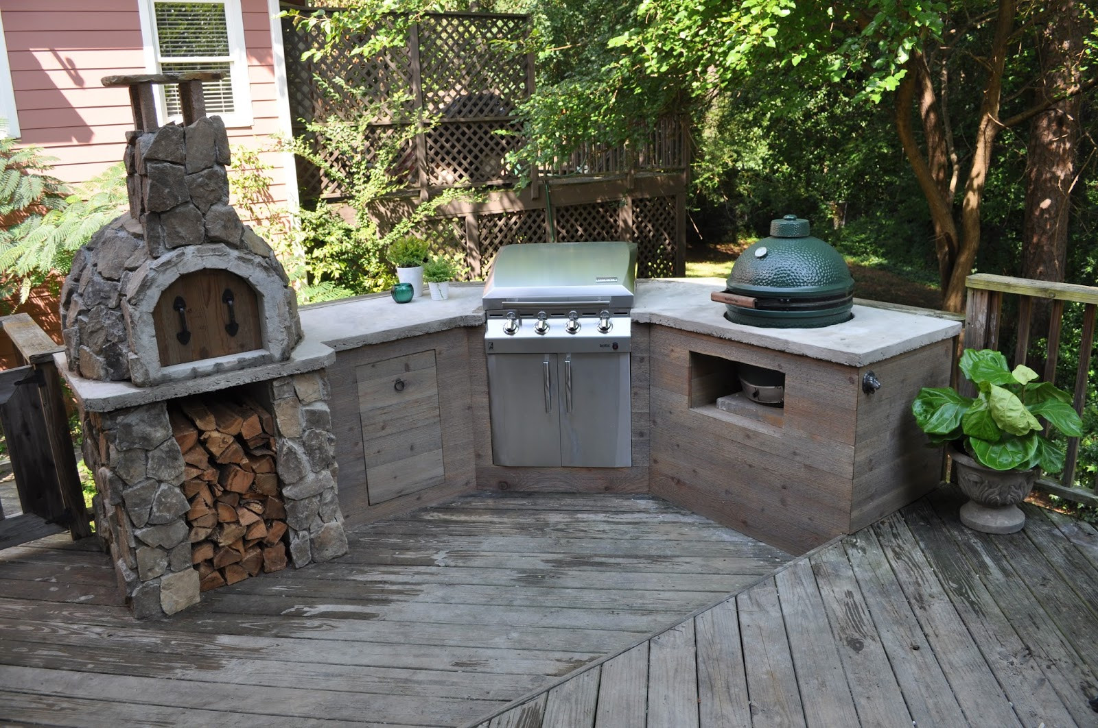 DIY Outdoor Grilling Station
 The Cow Spot Outdoor Kitchen Finale