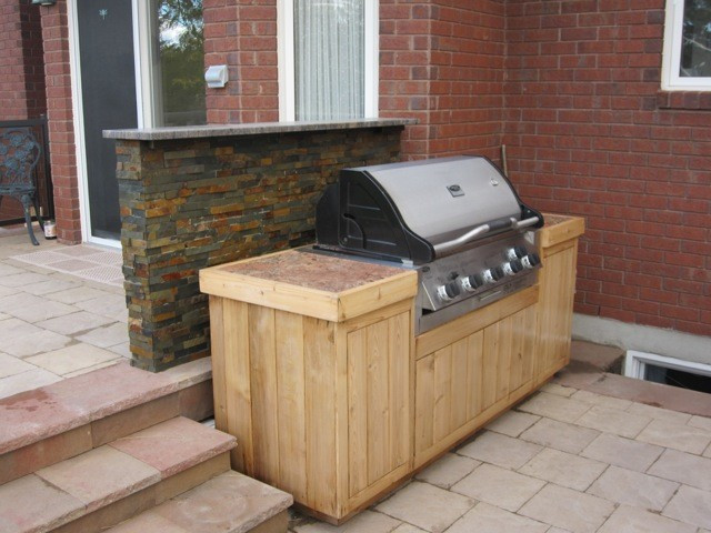 DIY Outdoor Grilling Station
 Grilling Station Traditional Deck Ottawa