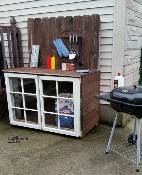 DIY Outdoor Grilling Station
 DIY Outdoor Buffet My Repurposed Life™