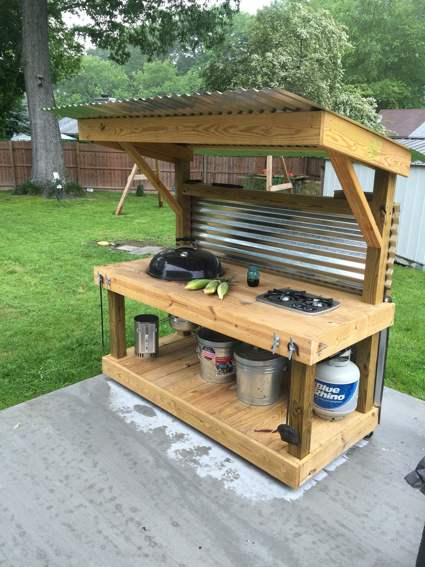 DIY Outdoor Grilling Station
 1000 images about DIY Yard Ideas on Pinterest