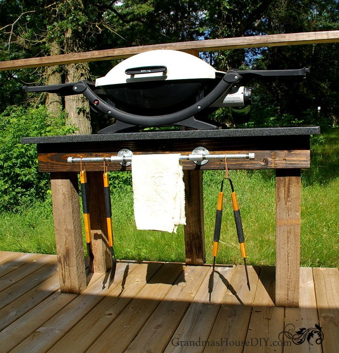 DIY Outdoor Grilling Station
 How to build an outdoor grill station DIY wood working