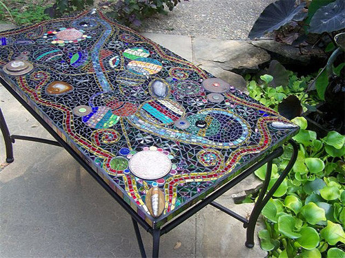 DIY Outdoor Mosaic Table
 Ancient Art for the Contemporary Home Mosaic Tables