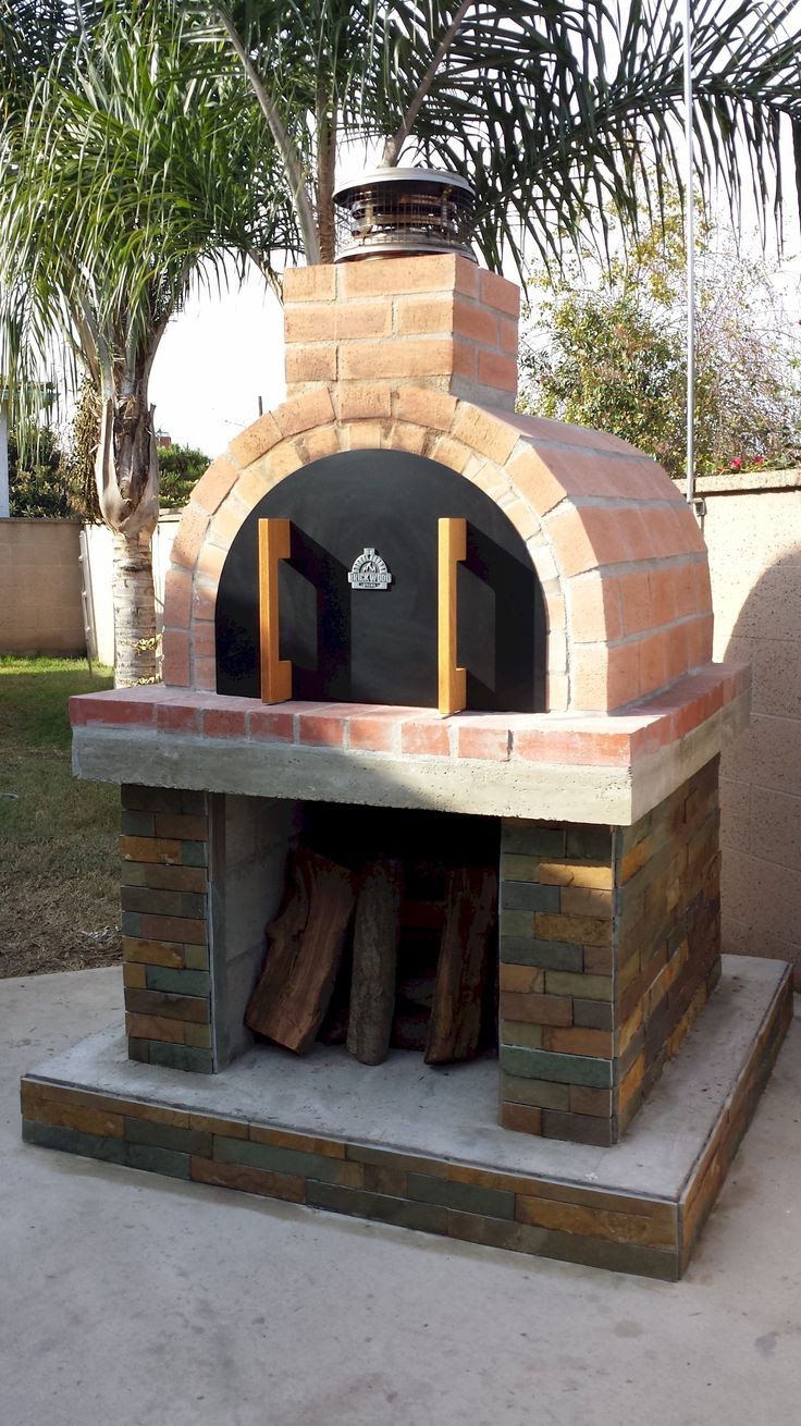 DIY Outdoor Pizza Oven
 Backyard Brick Oven