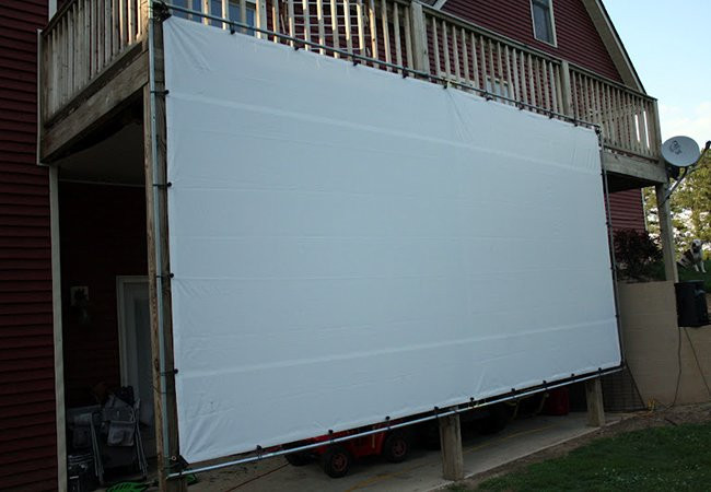 DIY Outdoor Projection Screen
 DIY Outdoor Movie Screen Weekend Projects Bob Vila