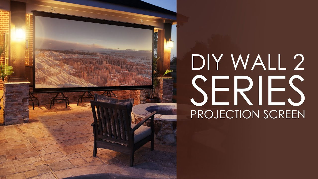 DIY Outdoor Projection Screen
 Elite Screens DIY Wall 2 Series Outdoor Projection Screen