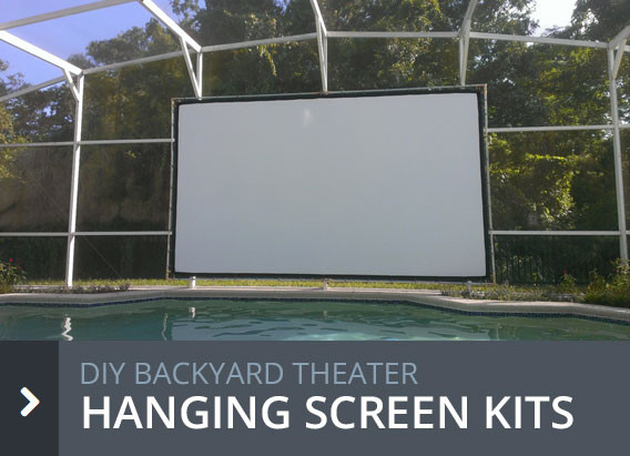 DIY Outdoor Projection Screen
 DIY Projection Screens for Backyard Theater