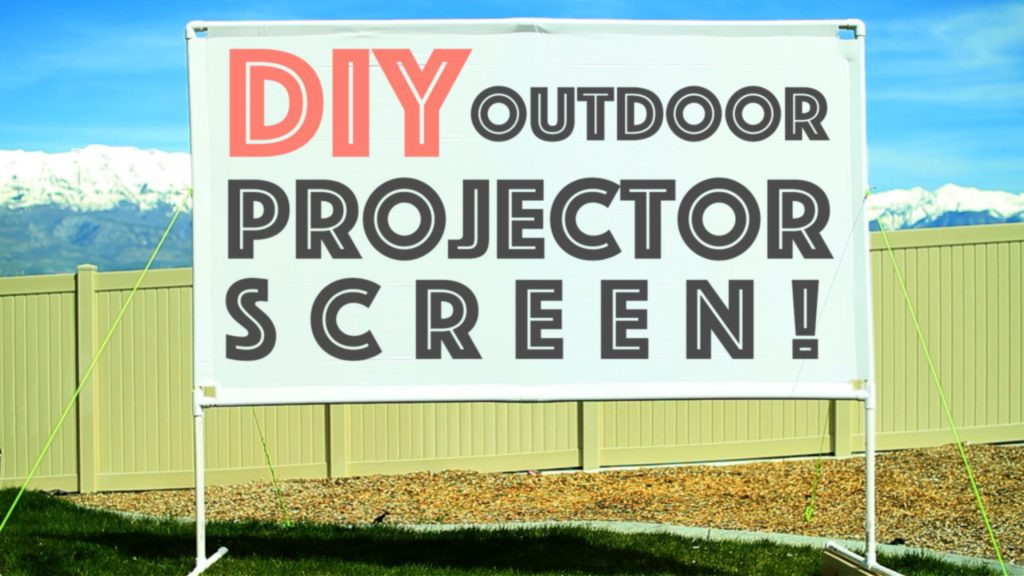DIY Outdoor Projection Screen
 DIY Outdoor Projector Screen – DIY Nils