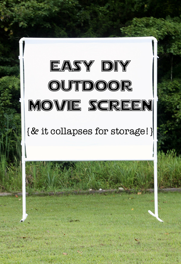 DIY Outdoor Projection Screen
 How to make an easy DIY outdoor movie screen