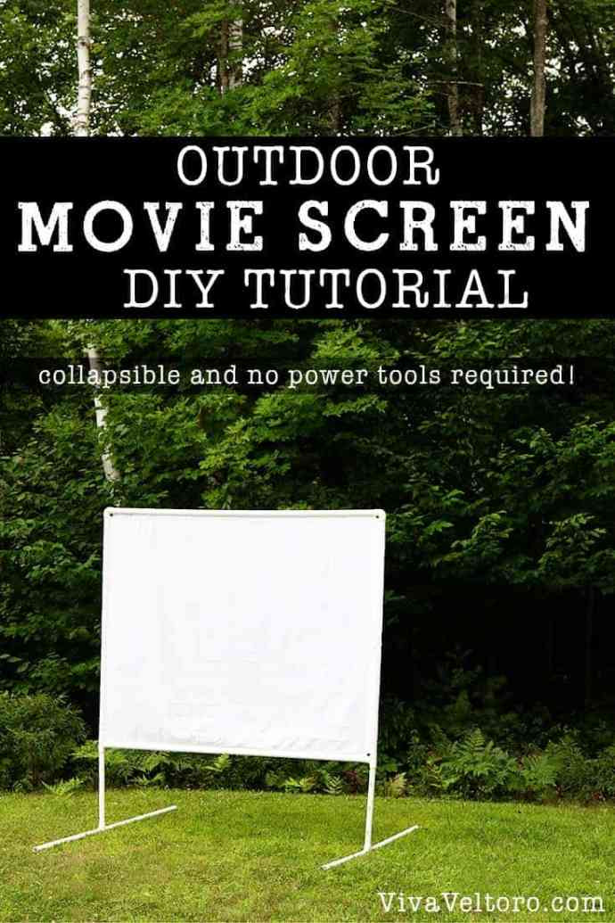 DIY Outdoor Projector Screen
 DIY Outdoor Movie Screen Tutorial