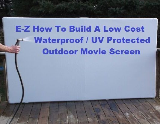DIY Outdoor Projector Screen
 50 Backyard Hacks