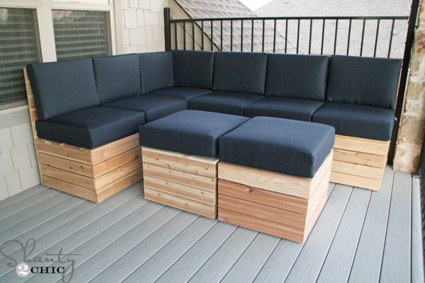 DIY Outdoor Sectional Plans
 20 Ideas of Diy Sectional Sofa Plans