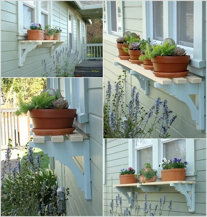DIY Outdoor Shelves
 10 Wonderful DIY Outdoor Planter Shelf Ideas