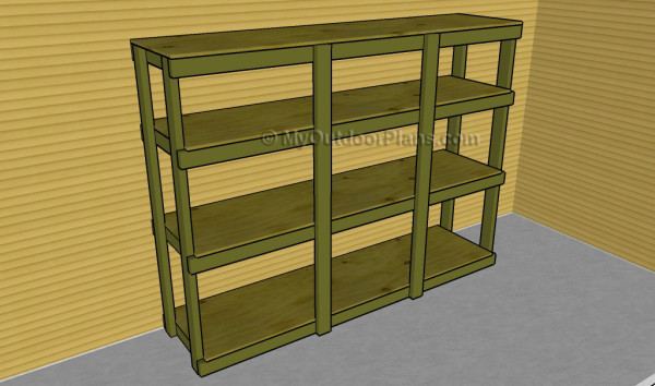 DIY Outdoor Shelves
 How to Build Garden Shelves MyOutdoorPlans