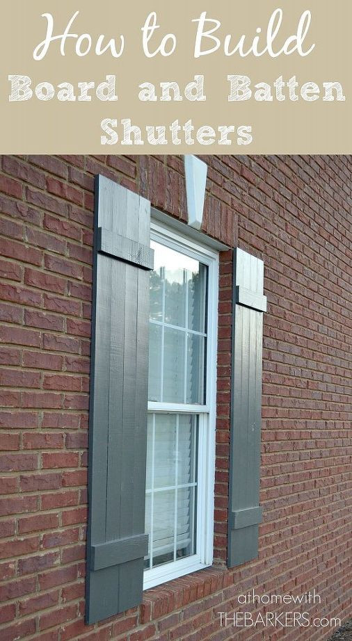 DIY Outdoor Shutters
 How to Build Board and Batten Shutters