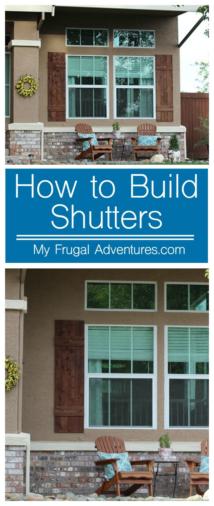 DIY Outdoor Shutters
 How to Build Outdoor Shutters