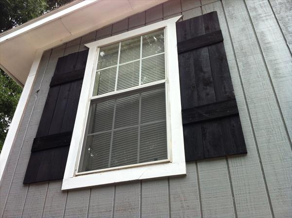 DIY Outdoor Shutters
 DIY Shutters for Interior or Exterior