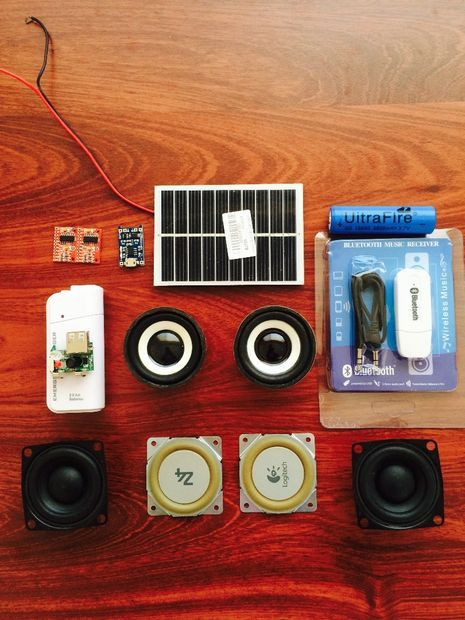DIY Outdoor Speakers
 DIY Mini AMPLFY Bluetooth SolarPowered Iphone Charging