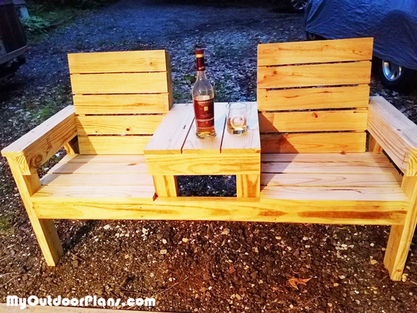 DIY Outdoor Wooden Benches
 DIY Wood Bench MyOutdoorPlans