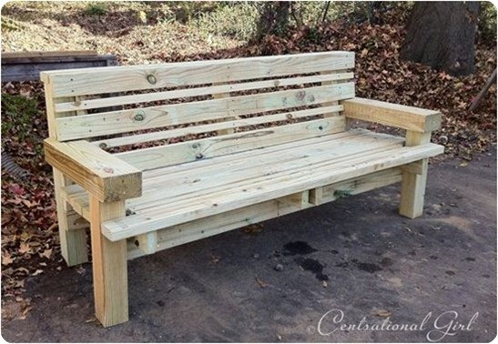 DIY Outdoor Wooden Benches
 Best 2011 DIY Projects
