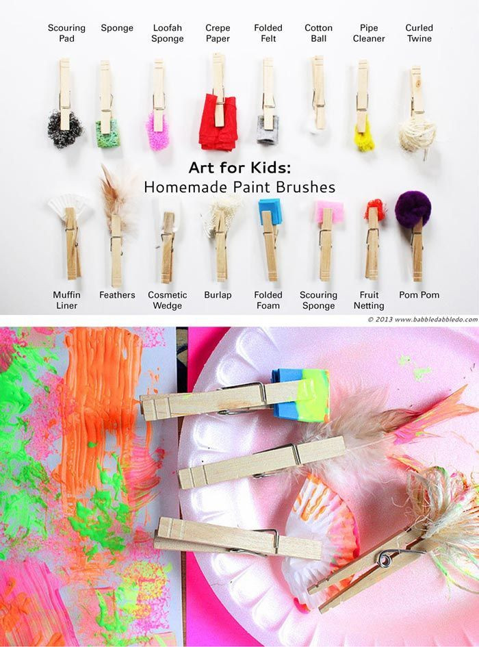 DIY Paint For Kids
 STEAM Challenge For Kids Make DIY Paint Brushes