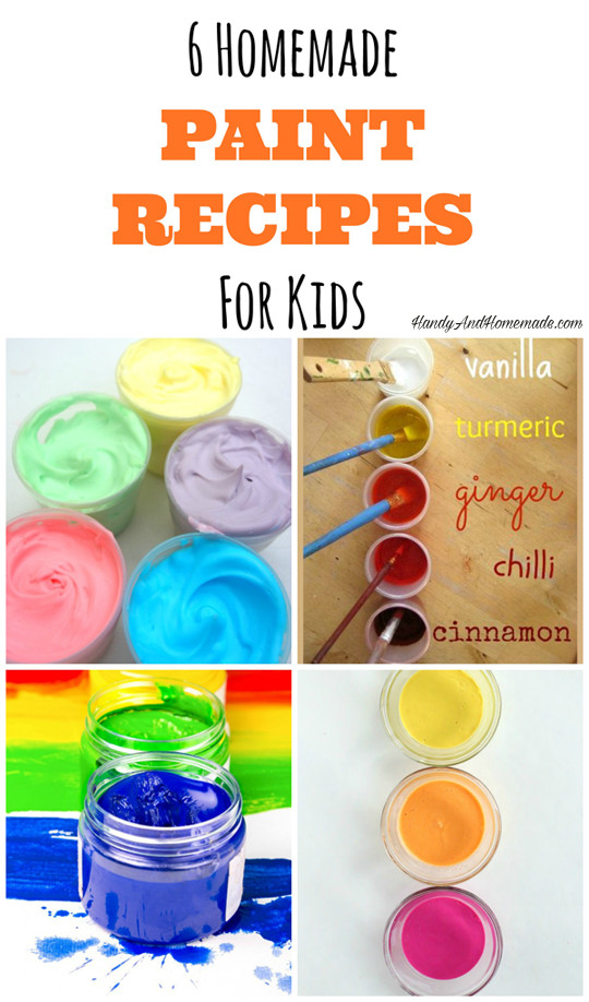 DIY Paint For Kids
 Homemade Paint Recipes For Kids 6 DIY Toddler Paints