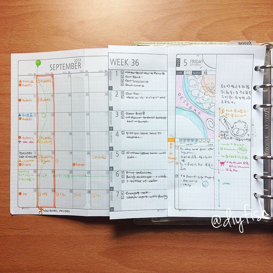 DIY Passion Planner
 DIY Fish planner inserts are the best