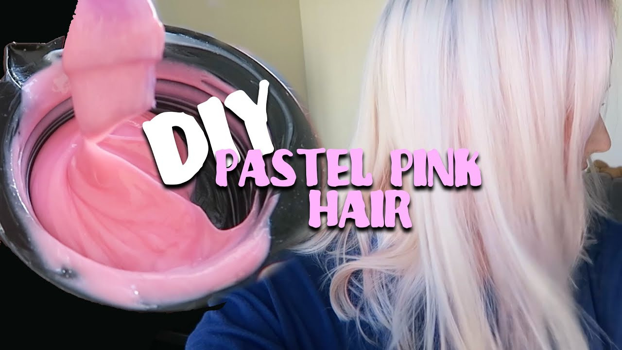 DIY Pastel Hair
 DIY PASTEL PINK HAIR