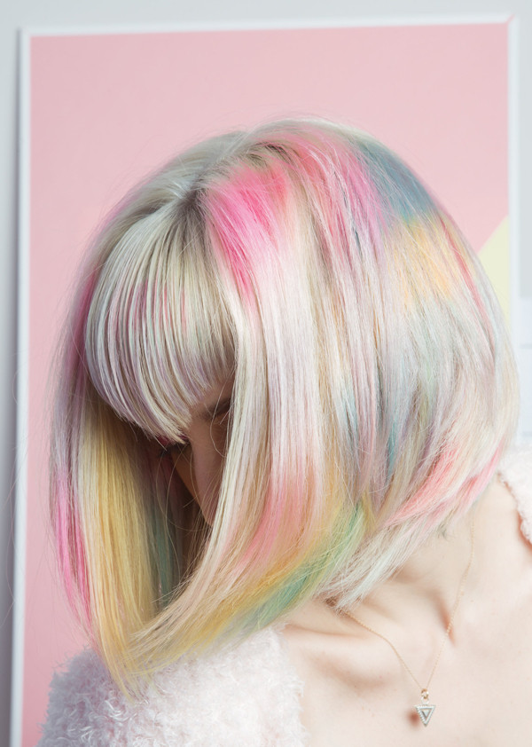 DIY Pastel Hair
 Pastel rainbow hair