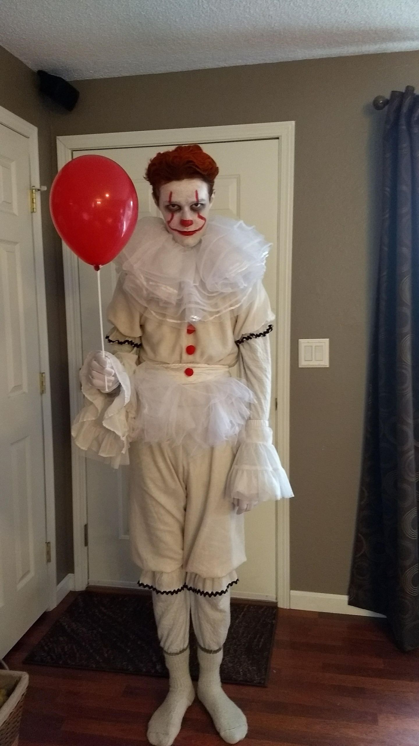 DIY Pennywise Costume
 I made a Pennywise costume for Halloween pics