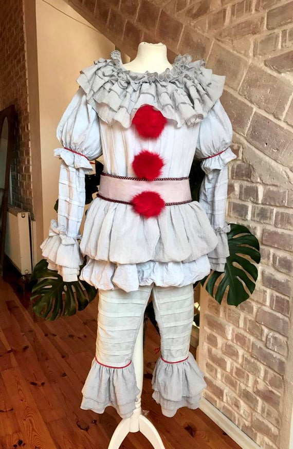 DIY Pennywise Costume
 LIMITED Pennywise 2017 cosplay costume clown IT halloween