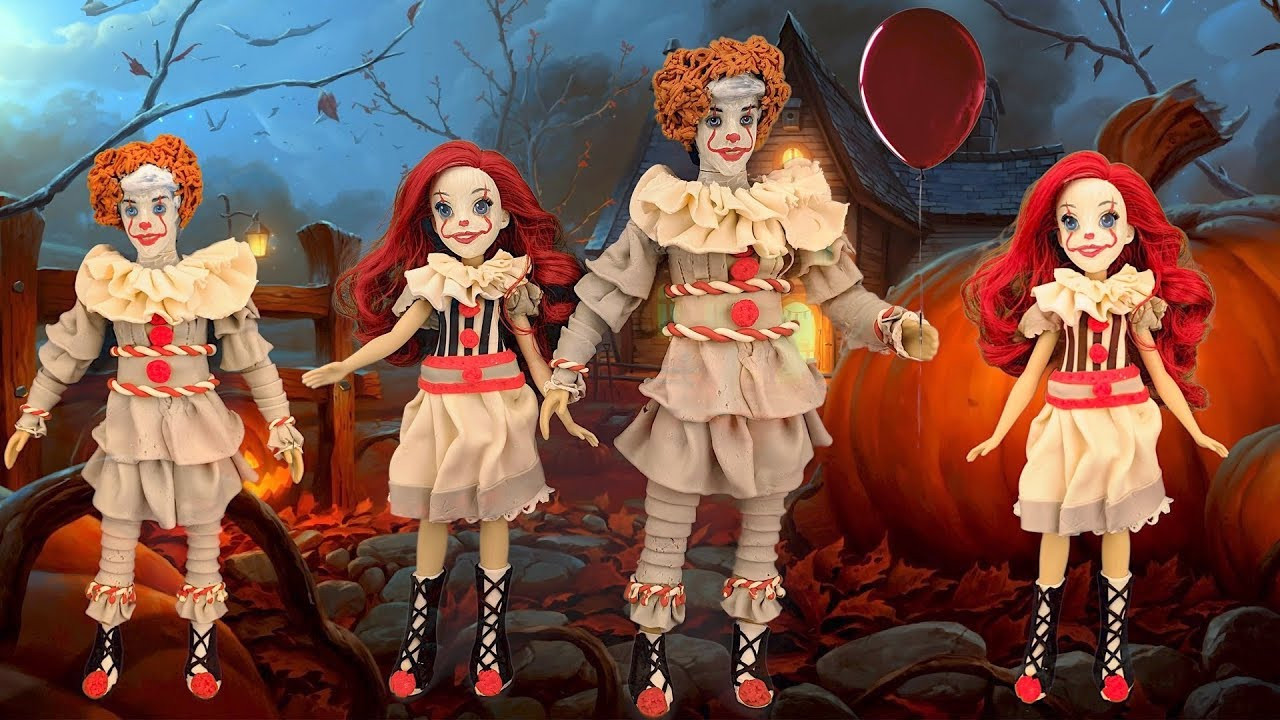DIY Pennywise Costume
 DIY Pennywise Halloween Costumes using play doh for Disney