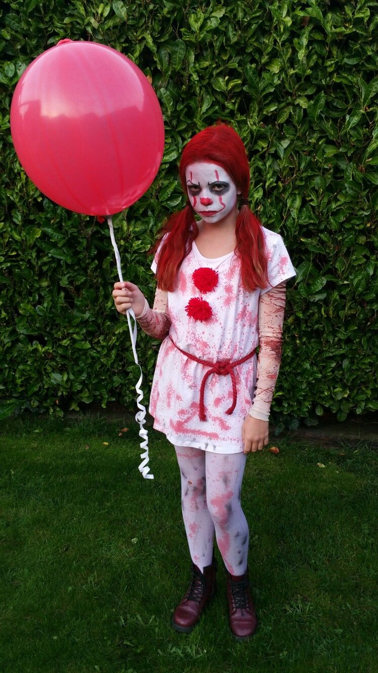 DIY Pennywise Costume
 Halloween costume pennywise pennywise girl IT
