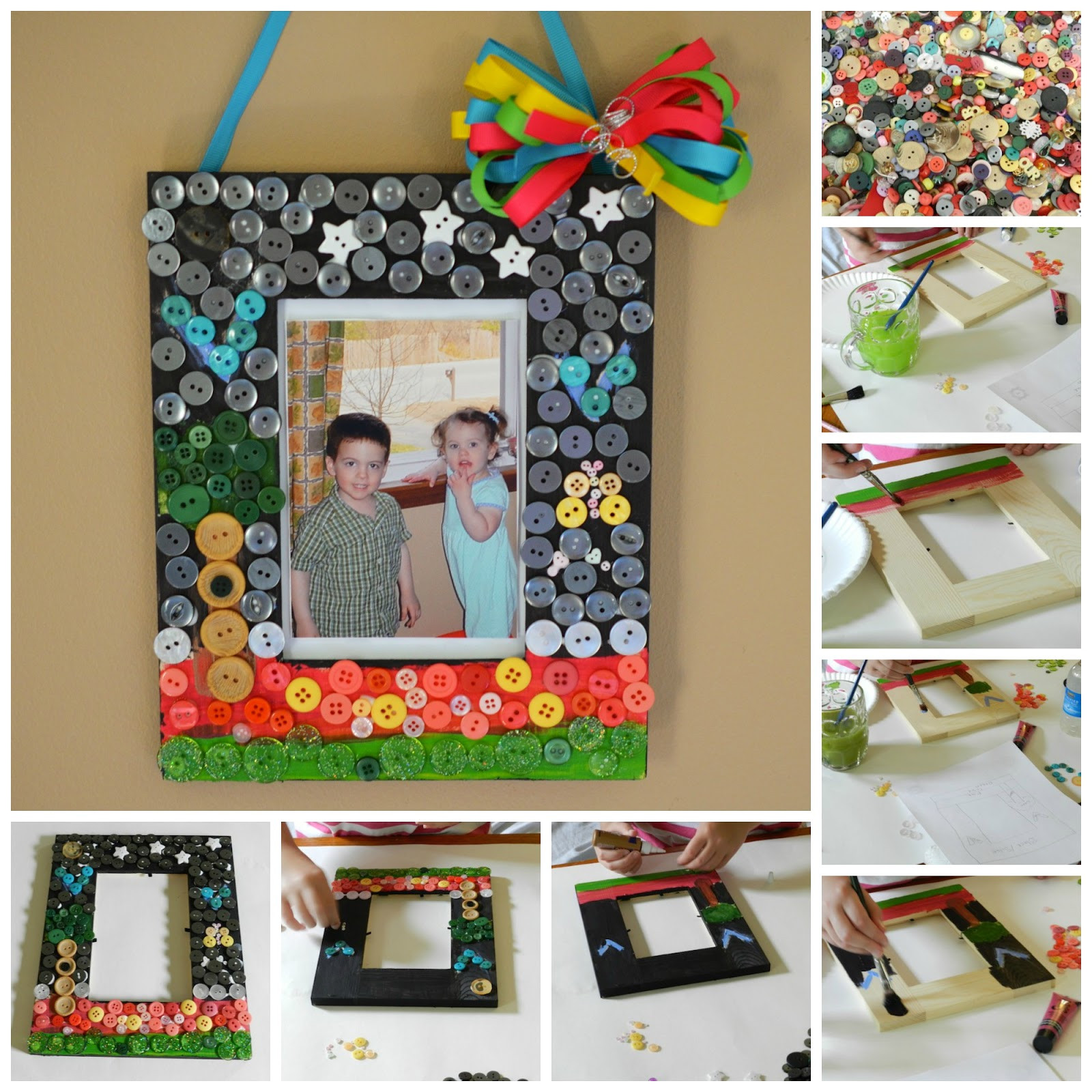 DIY Picture Frames For Kids
 Sewing and Crafting with Sarah Summer Craft for Kids DIY