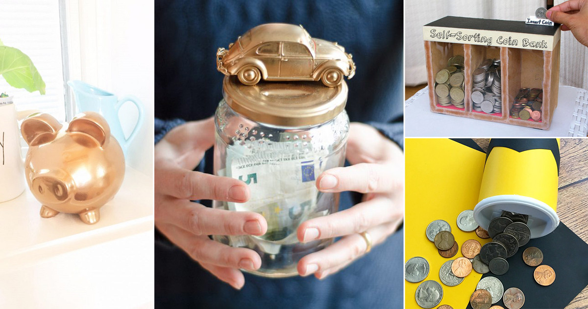 DIY Piggy Bank For Adults
 48 Best DIY Piggy Bank Ideas For Kids & Adults ⋆ Bright Stuffs