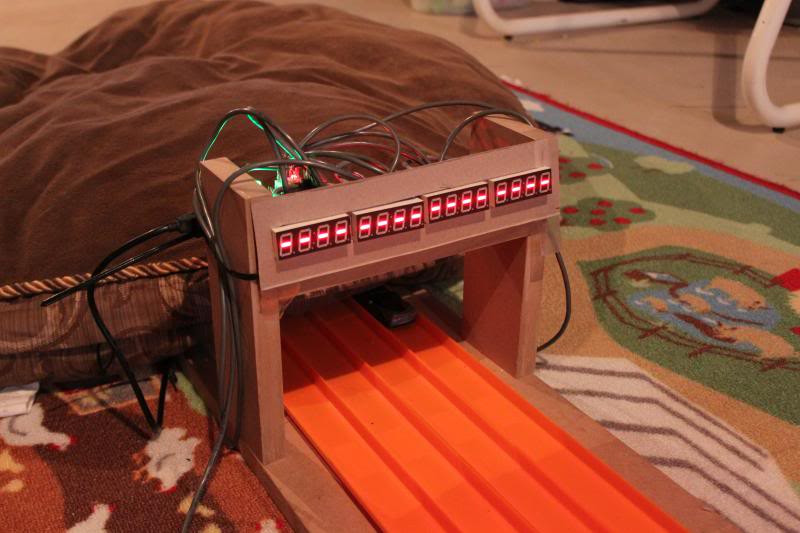 DIY Pinewood Derby Timer
 DIY Electronic Timer with Four Digit LED Displays for