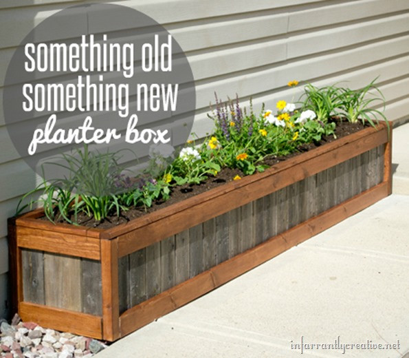 DIY Planter Box
 “Something Old Something New” Planter Box
