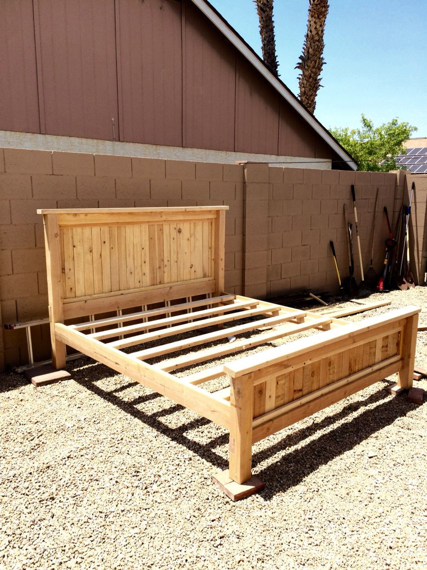 DIY Platform Bed Plans
 $80 DIY king size platform bed frame