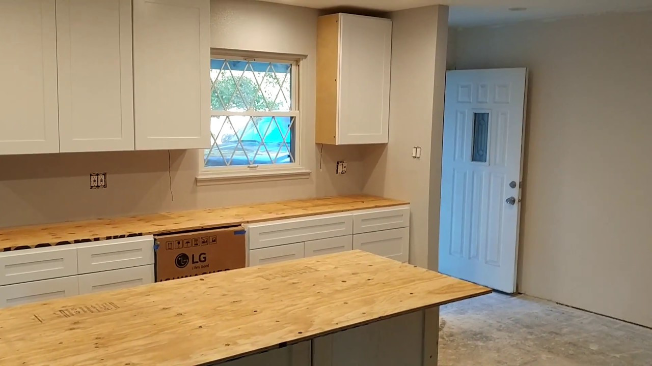 DIY Plywood Countertops
 DIY Home Renovation Project Progress Plywood for Counter
