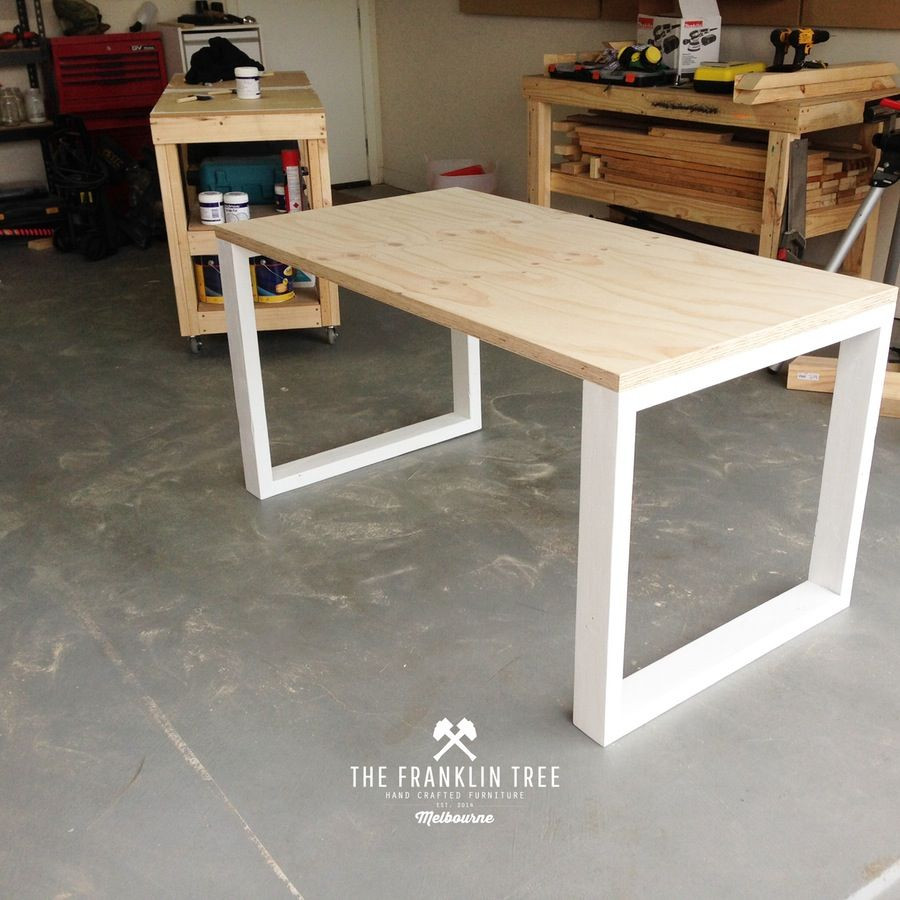 DIY Plywood Desk
 Image of Williamsburg Study Table Plywood